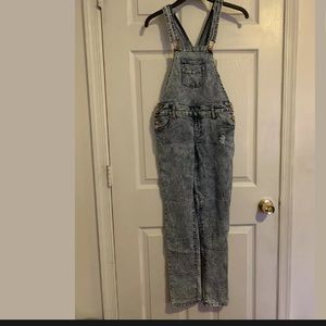 Girls Justice Super Skinny Overall sz 12 R